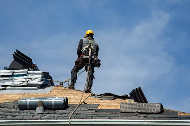 Professional Roof Replacement technician working in Minburn, IA